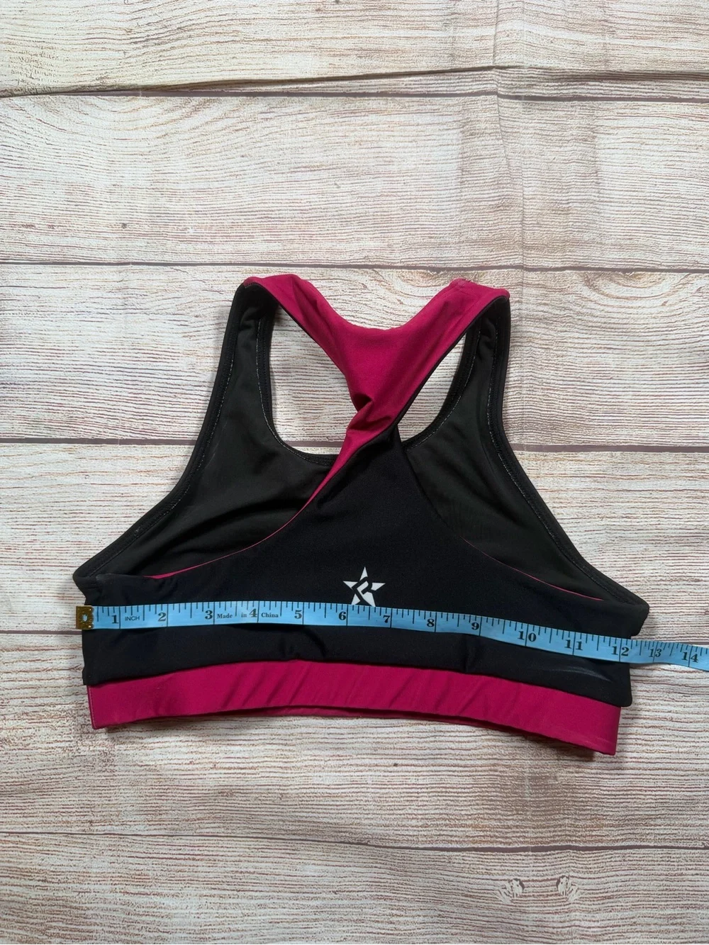 Rebel Athletic Vogue Black and Pink Girls' Dance Crop Top‎